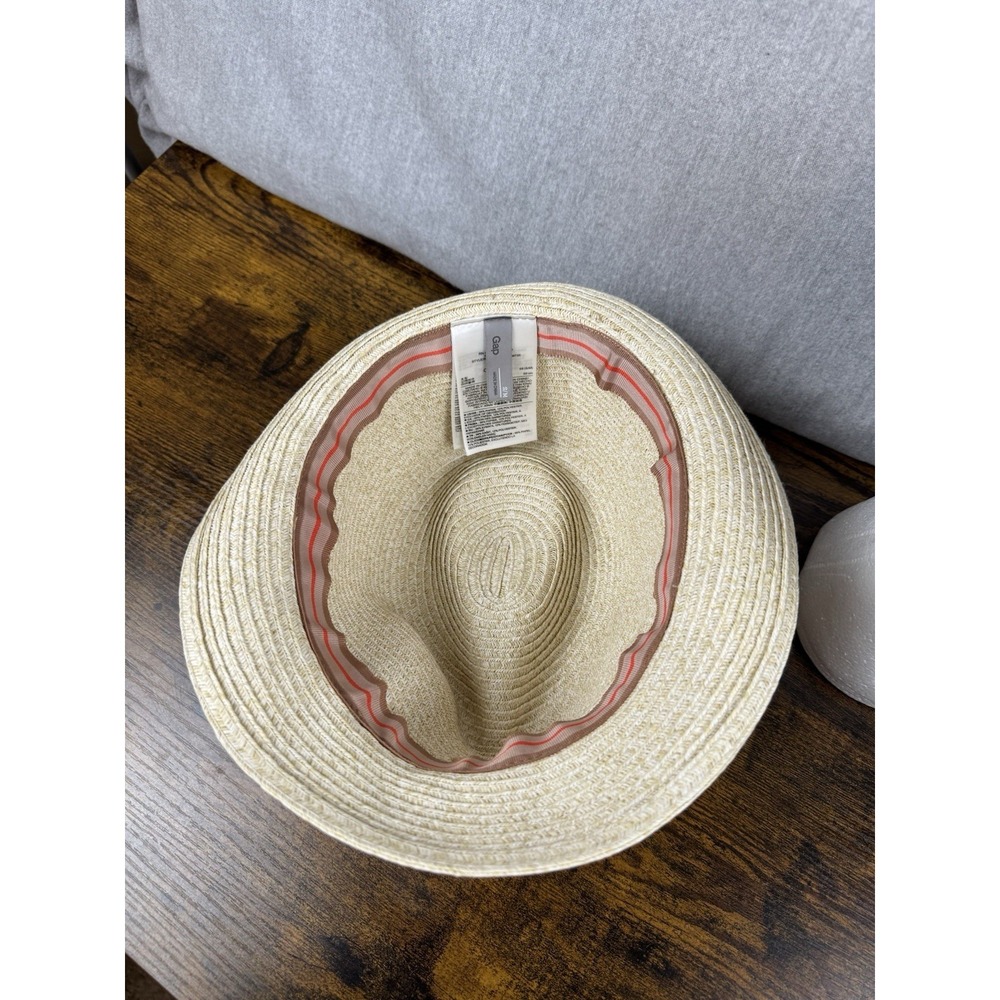 Gap women's Metallic banded straw fedora S/M - Picture 10 of 13